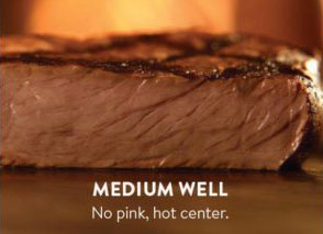 Medium Well Signature Sirloin at Golden Corral Buffet Restaurants