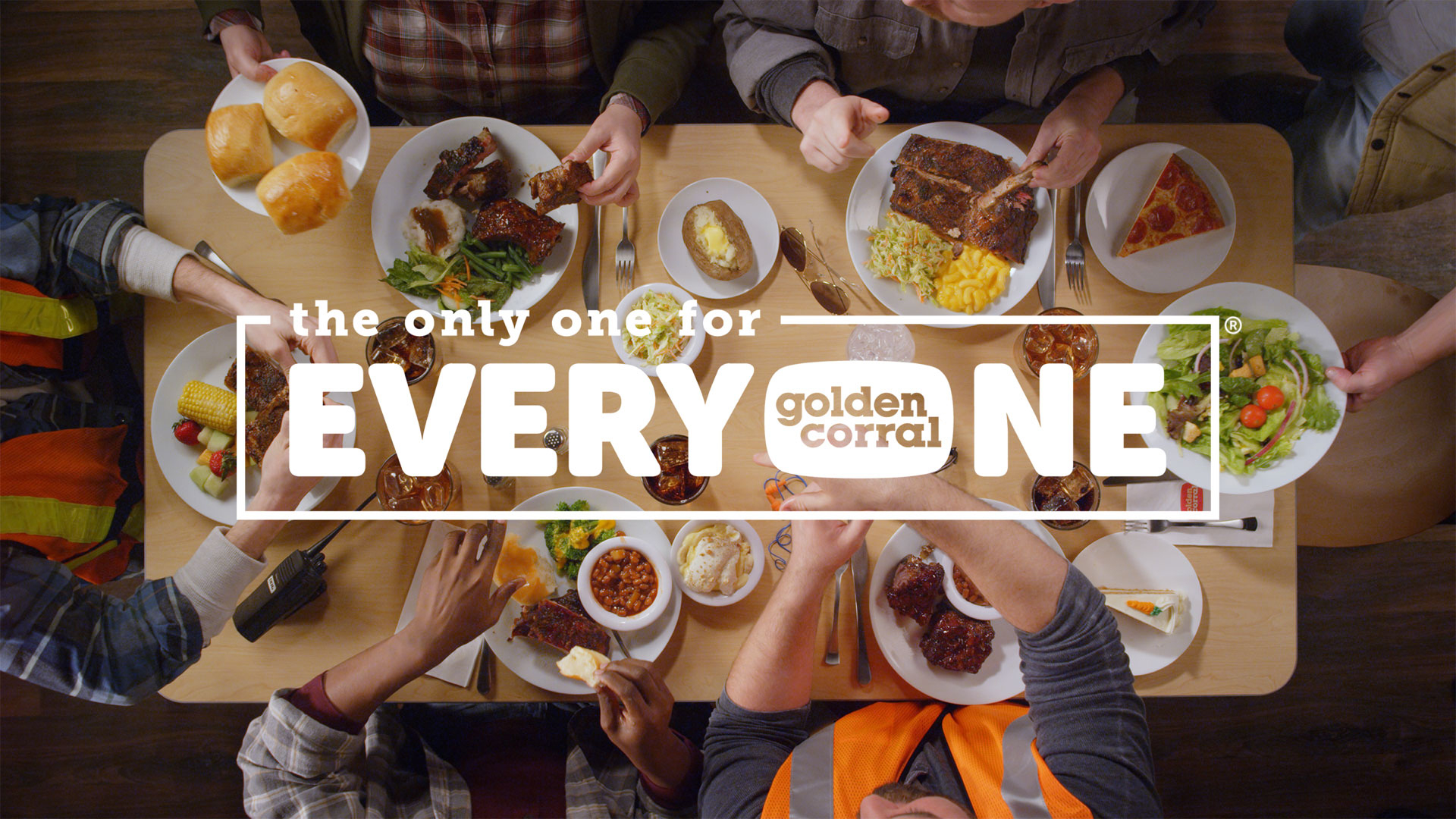 Golden Corral | You can pick up a promotional card that will get you a free lunch or diner buffet.