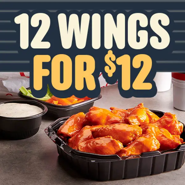 12 Wings for $12