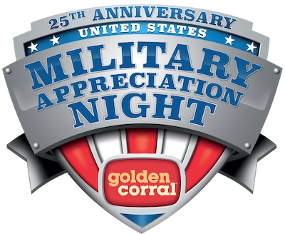 Golden Corral Military Appreciation Night Logo