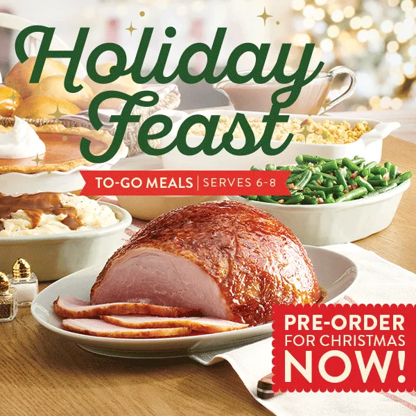 Pre-order for Christmas Now with Holiday Feast To-Go Meals at Golden Corral