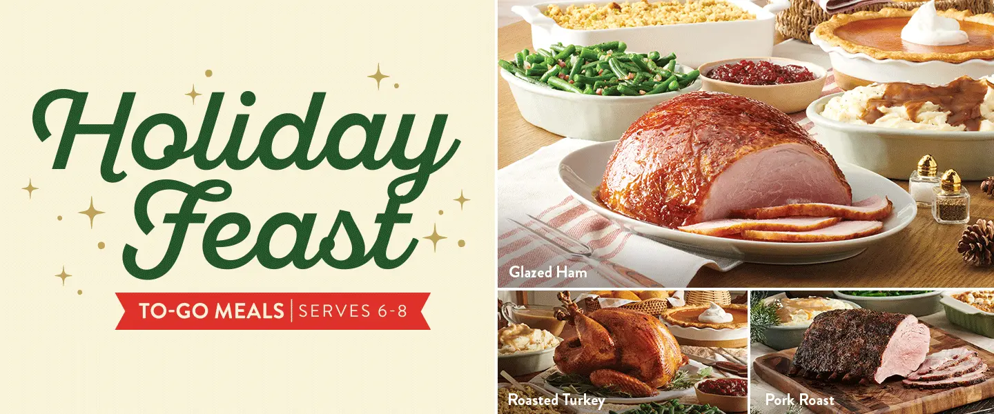 Pre-order for Christmas Now with Holiday Feast To-Go Meals at Golden Corral