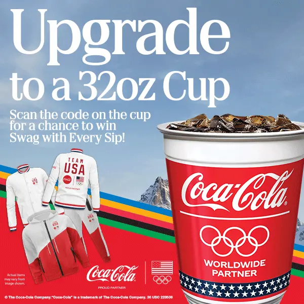 Golden Corral Special - Upgrade to a 32oz 2026 Olympics Cup