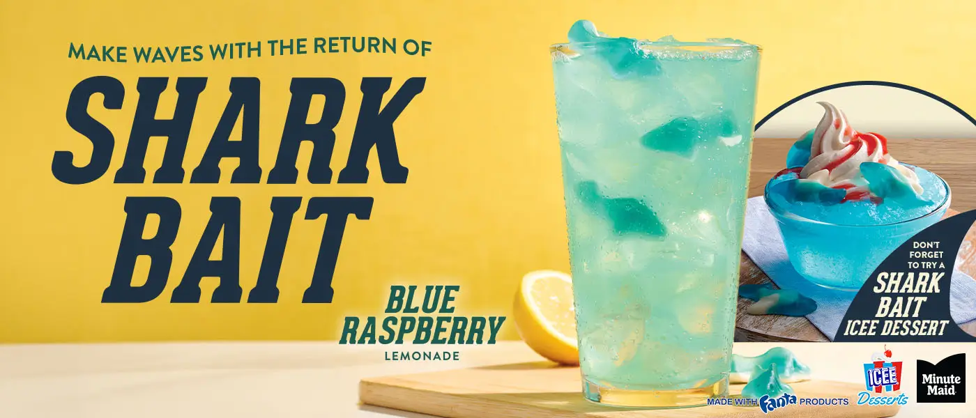 Golden Corral Introduces, Shark Bait Lemonade and Icee Dessert. Enjoy a refreshing drink this summer!