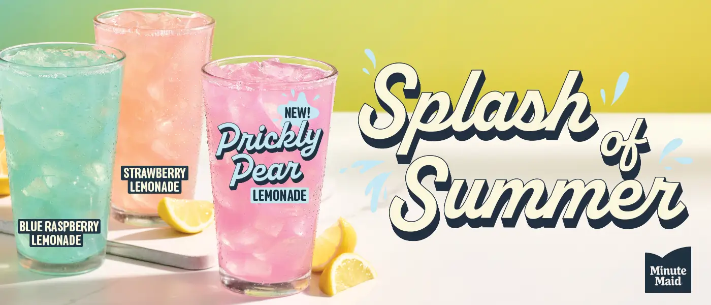 Golden Corral Introduces, Splash of Summer Lemonade - Blue Raspberry, Strawberry and Prickly Pear lemonade
