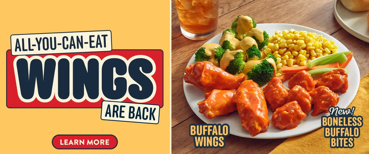 All You Can Eat Wings from Golden Corral
