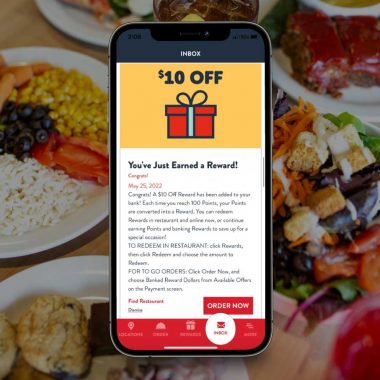 Golden Corral App Screenshot convert points into rewardes