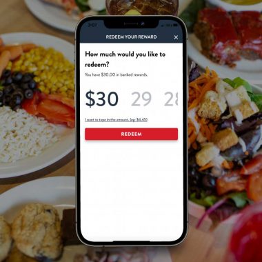 GC-LoyaltyReboot-FBIG-FeedPost-Carousel-6 Golden Corral App Screenshot - How much would you like to redeem?